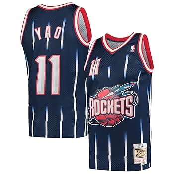 Amazon.com: Outerstuff Yao Ming Houston Rockets Navy #11