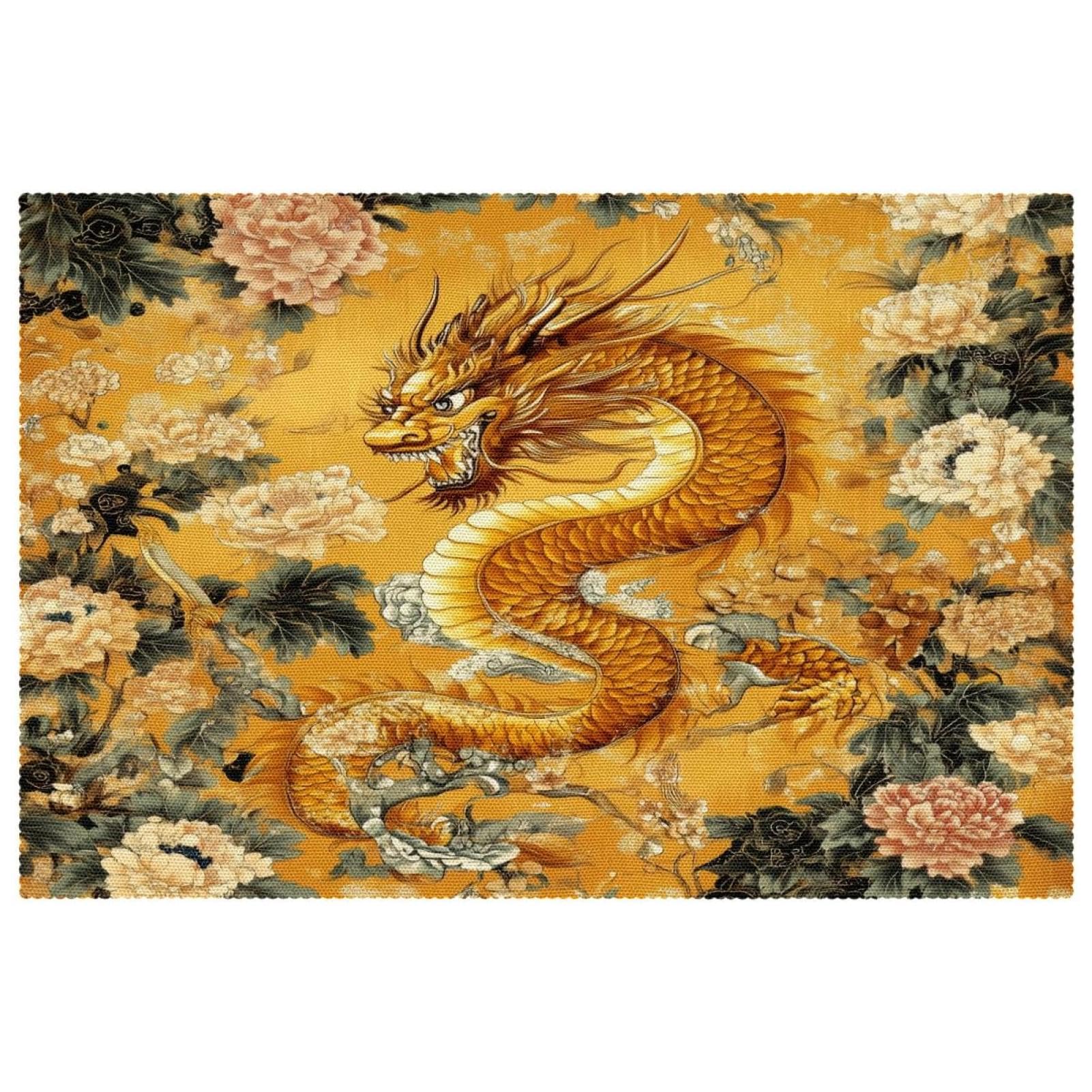 Set de table chinois anti-tache en tissu Oxford pour protéger vos tables de la chaleur