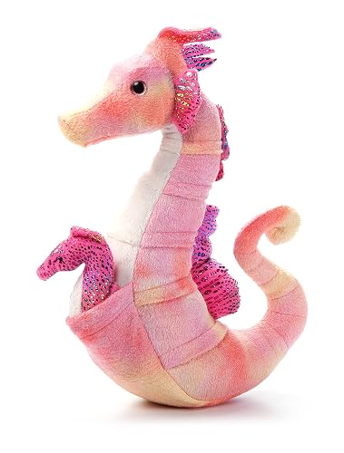 The Petting Zoo Seahorse Stuffed Animal Plushie, Gifts for Kids,