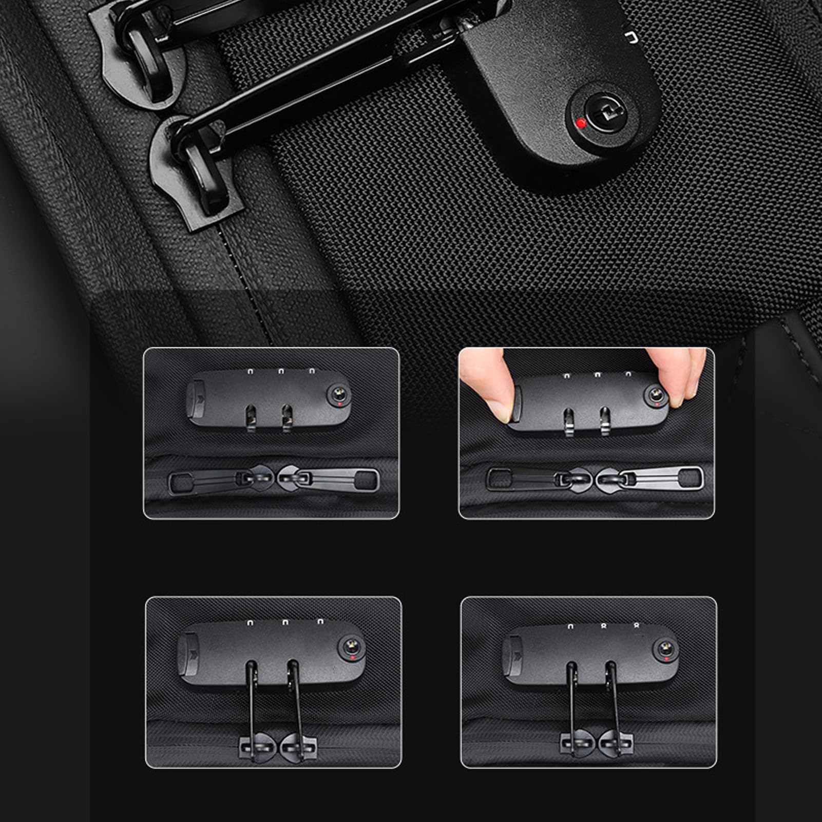 Plecak Podróżny Próżniowy z Pompką, 56L Rozszerzalny, Kompresyjny, Wodoodporny Plecak na Laptopa z Zamkiem TSA i Portem ładowania USB, na Podróż, Wyjazd Służbowy, Przygody