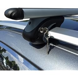Baca Para Coche Peugeot 207 VDP VDPSC-R-005-120 L120 Baca de Aluminio, Barra de Techo, Capacidad de Carga 75 kg