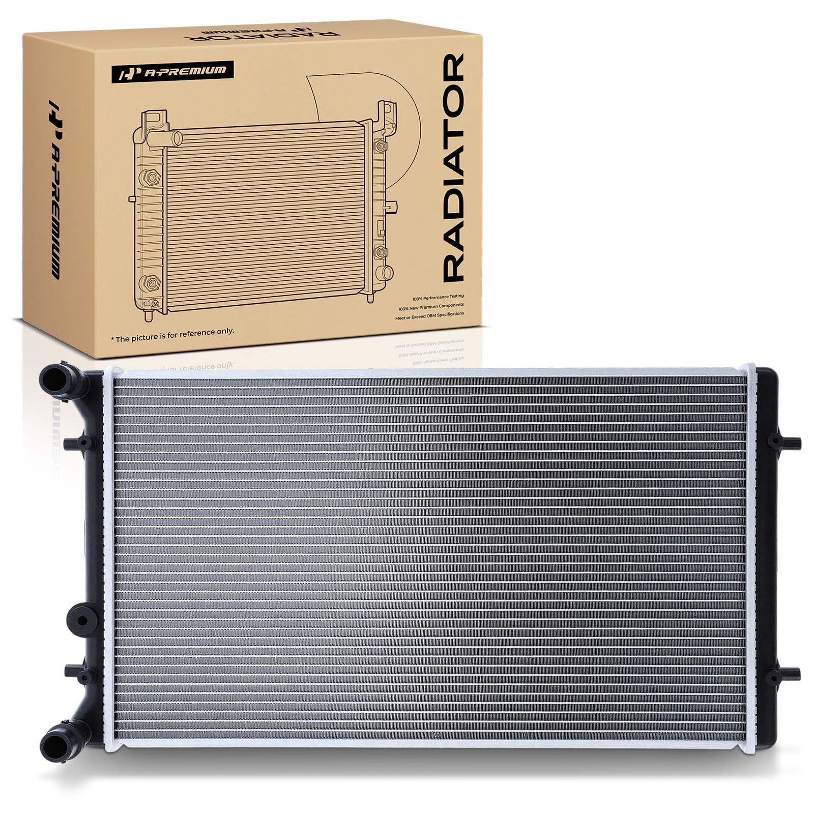 Photo 1 of A-Premium Engine Coolant Radiator Assembly Compatible with Volkswagen, Audi