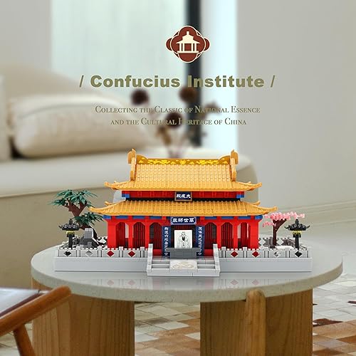 Miniatura 4 de Juego de bloques de construcción micro arquitectura china Mini ladrillos decorativos DIY juguete regalo para adultos y niños mayores de 14 años -