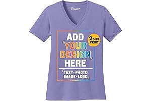 Personalized Custom V-Neck T-Shirts for Women: Unleash Your Creativity!