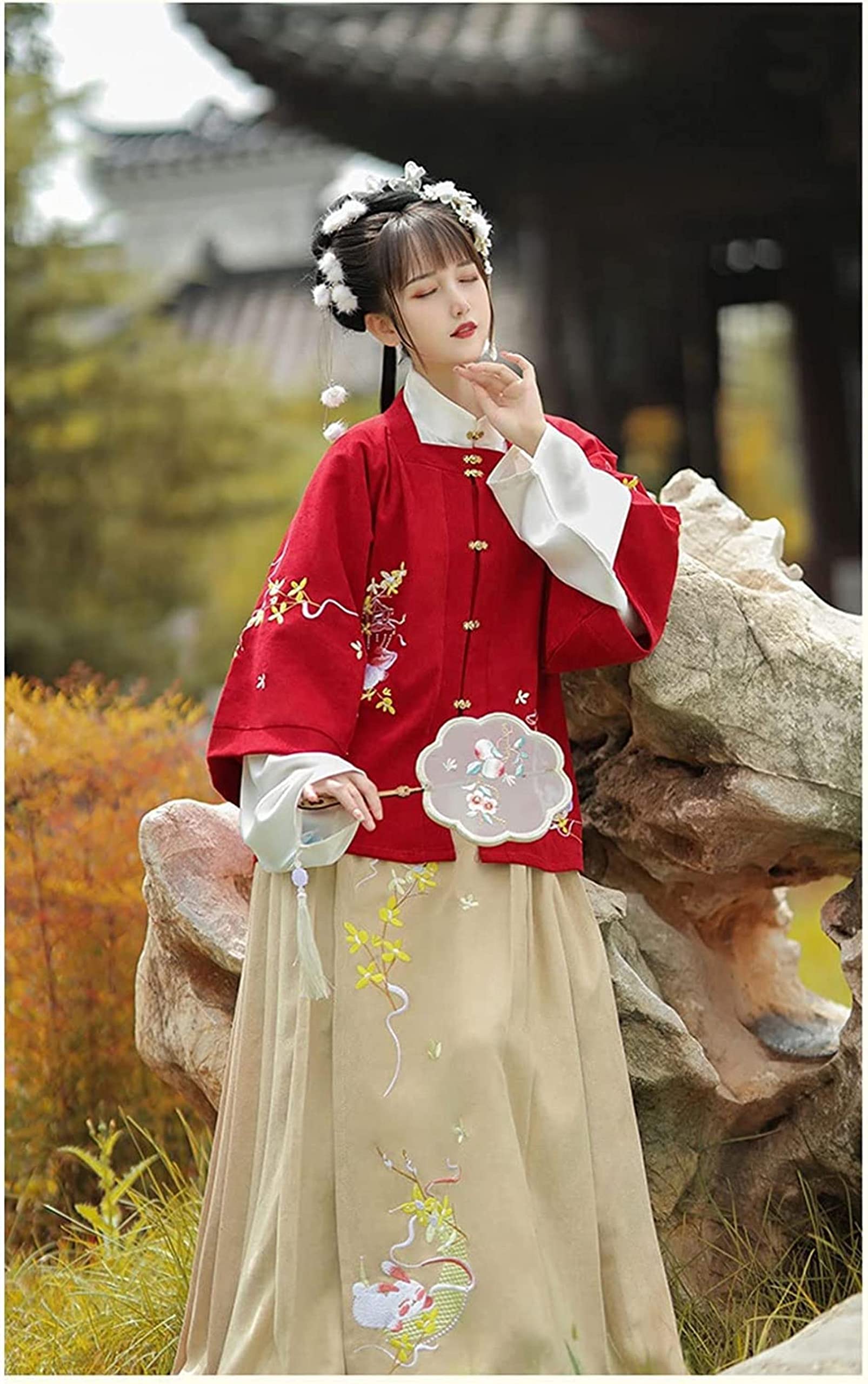 chinese christmas dress Winter Pink Children Clothing,hanfu, Chinese dress, Ancient Style Costume,zhiju ,cosplay, Party dress, Girl's dress,Christmas Evening Dress