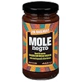 Ya Oaxaca - Mole Sauce - Negro - Medium Spice - Blend of Smoked & Dried Chiles, Spices, & Chocolate - Vegan, Non-GMO, Gluten Free - Great in Enchiladas, Tacos, Nachos, Tortillas - 12oz