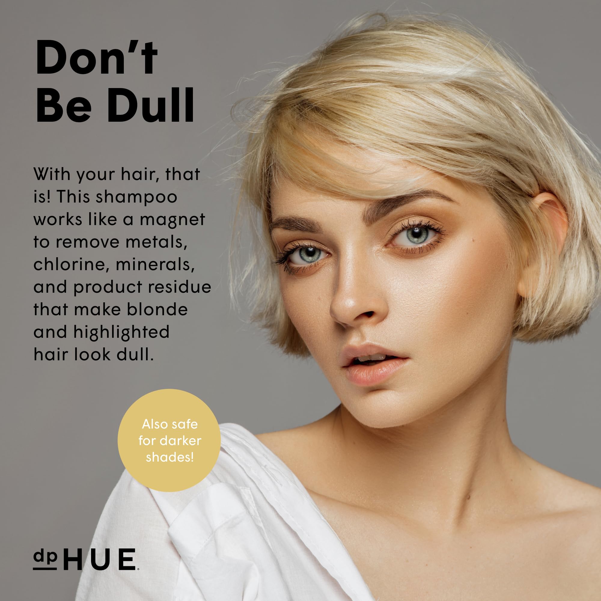 dpHUE Gentle Brightening Shampoo for Blonde Hair, 8.5 oz