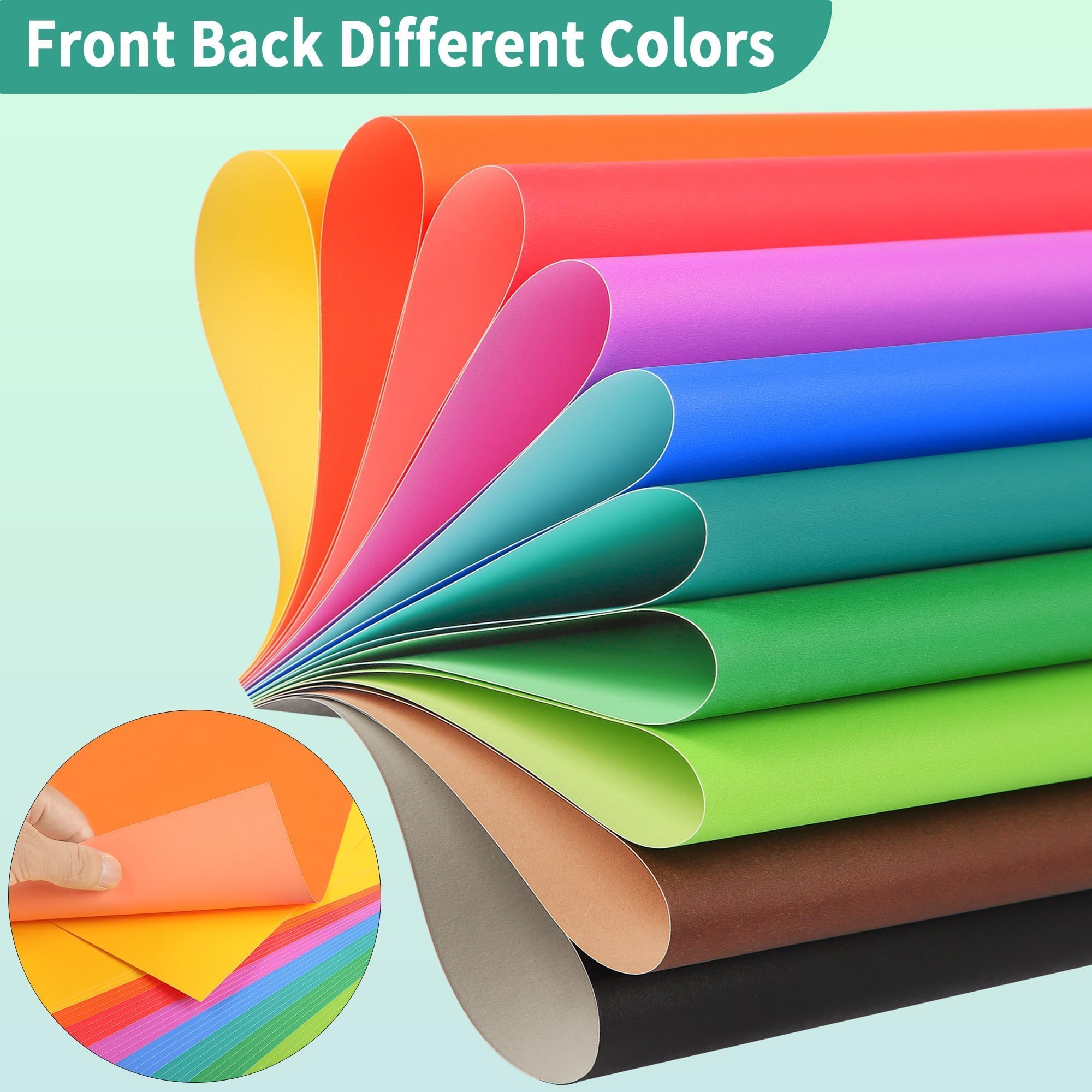 40 Sheets A4 Dual-Color Cardstock - Image 3