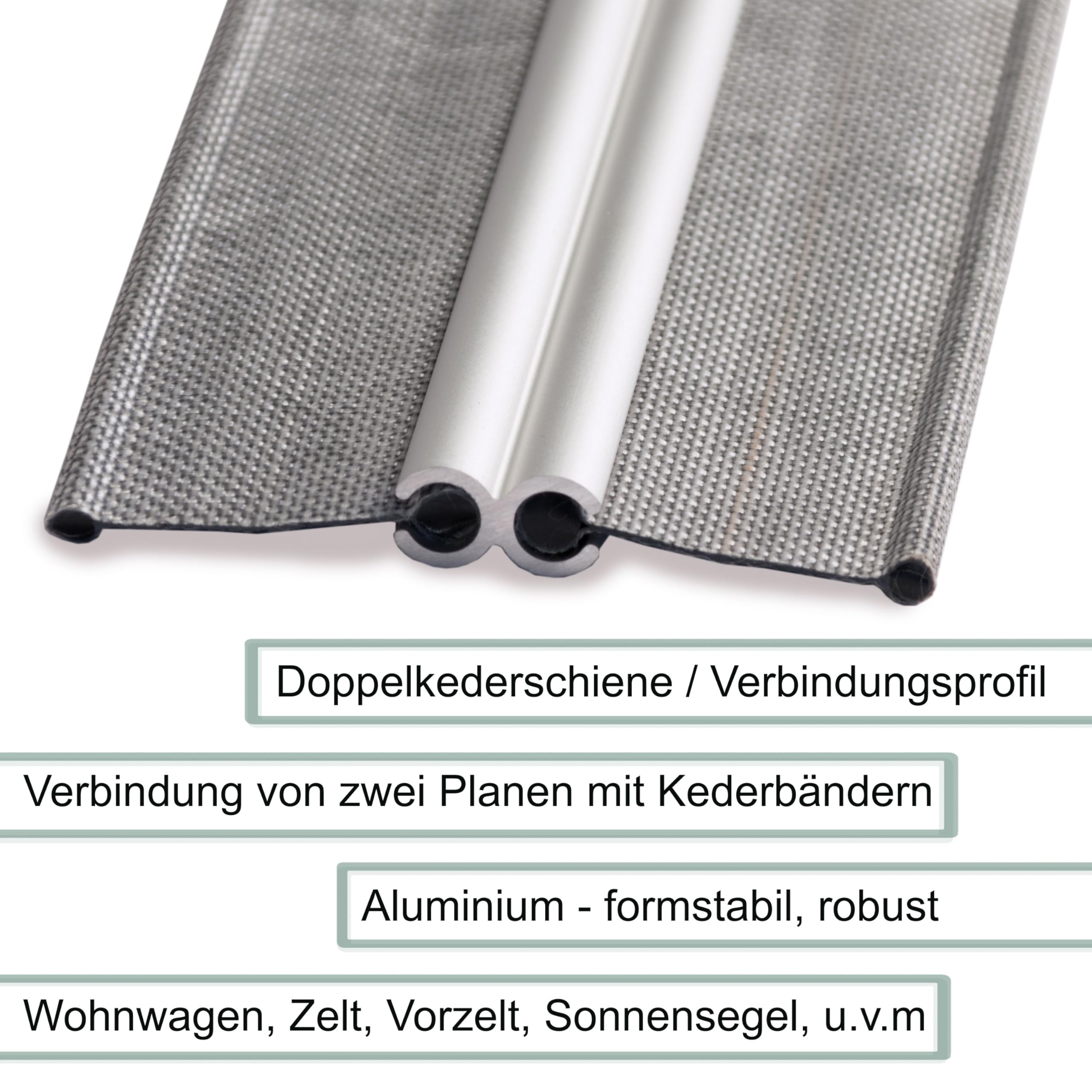 zelt kederschiene Alu Doppelkederschiene 1 Meter Kederleiste Ø8mm 5-7mm Keder Aluminium Auto & Motorrad 颜色:Yellow Heck Samsung Gear 2 Band