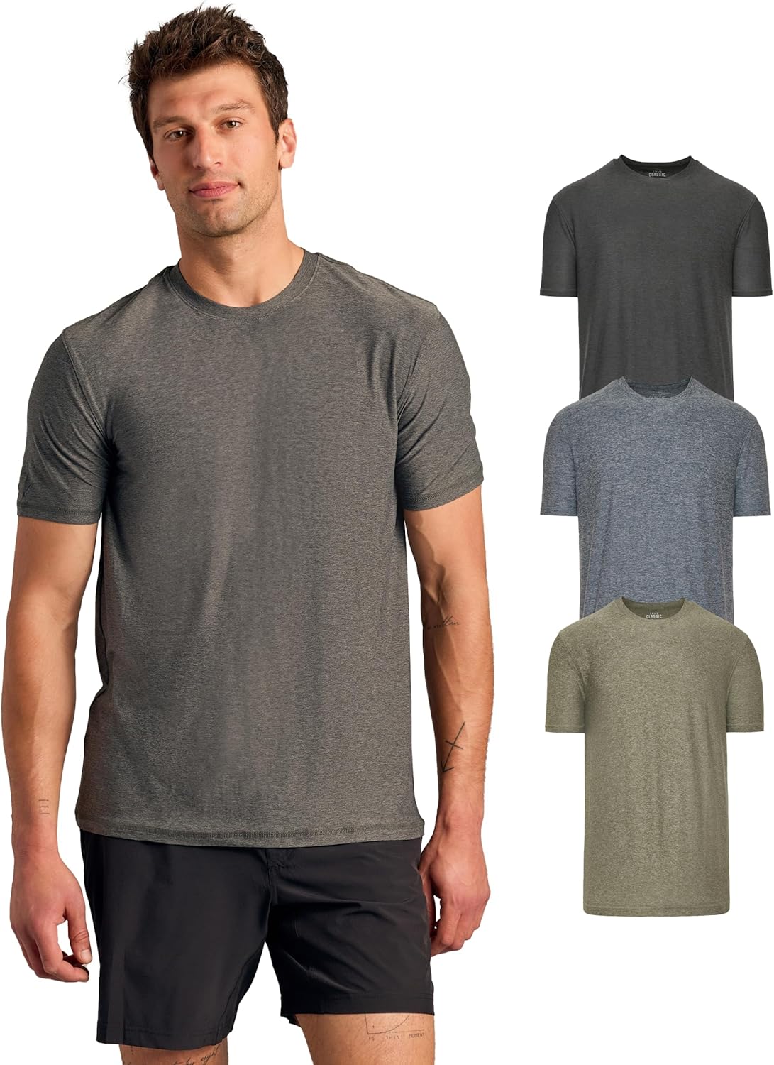 True Classic Workout Shirts for Men – Shirts & Muscle Shirt for Men, Gym Shirt, Tank Top and Athletic Base Layer