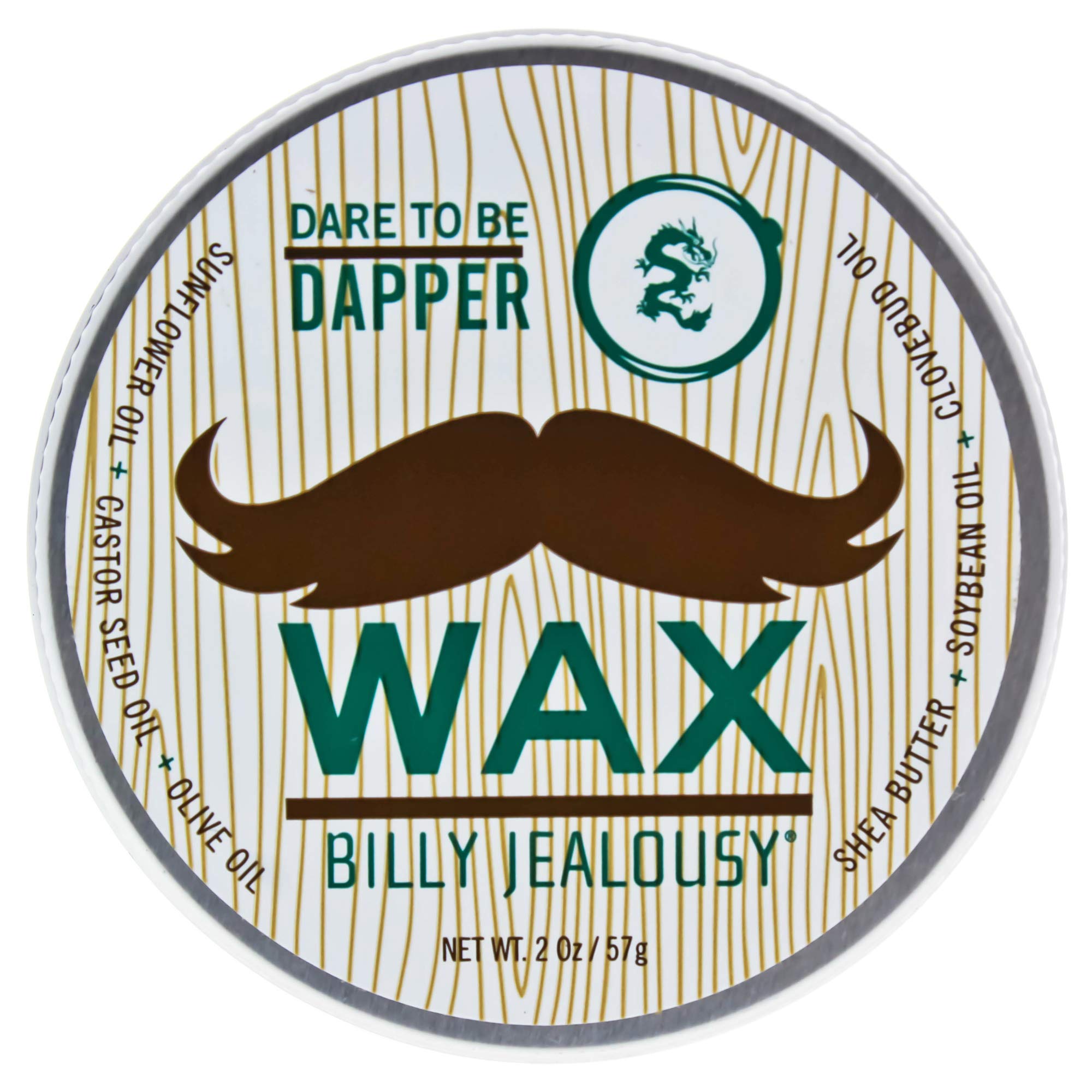 Billy Jealousy Bulletproof Dare To Be Dapper For Men 2 Oz Mustache Wax