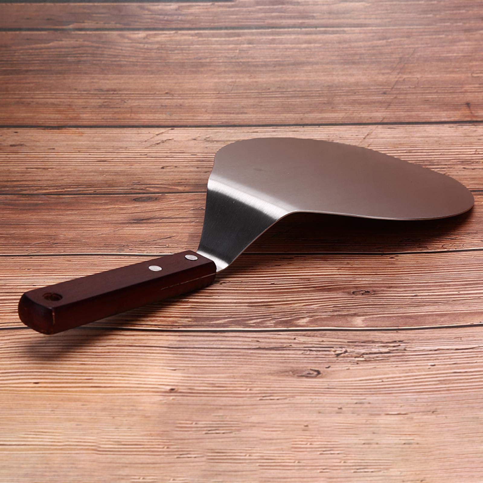 AKAZI Pala para Pizza, 1 Pieza, de Acero Inoxidable, espátula para Pizzas, espátula para Pastel, Accesorios de Cocina, Herramientas para repostería y horneado de Pizza