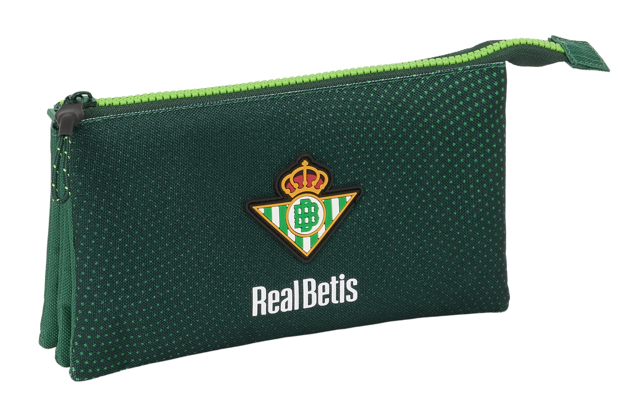 Safta Real Betis - Marsupio con tasca esterna, ideale per giovani e bambini di diverse età, comodo e versatile, qualità e resistenza, 23 x 9 x 12 cm