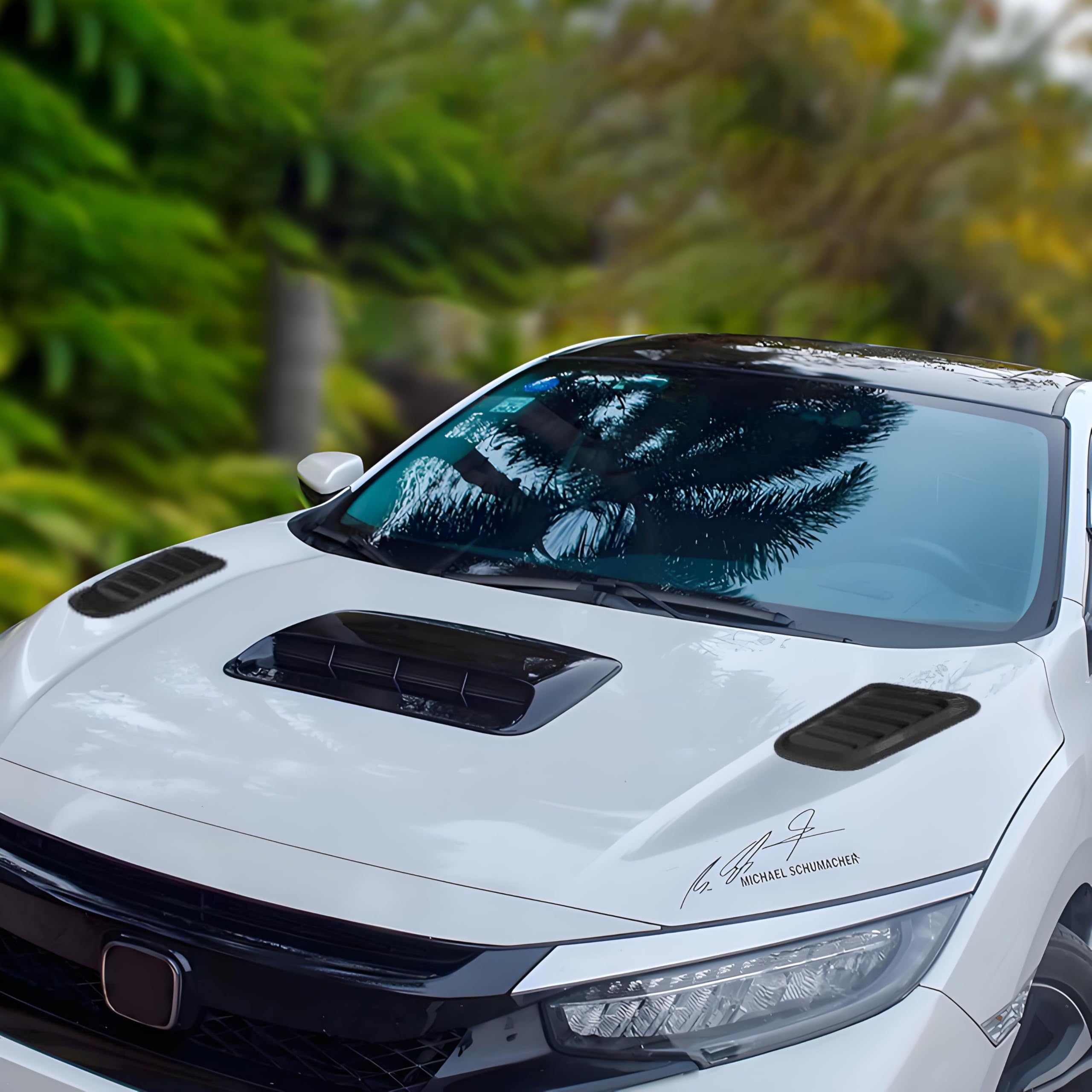 3PCS Car Hood Air Vents Universal Hood Vents for Car Hood Scoop Bonnet Vent Hood Air Intake Trim Cover