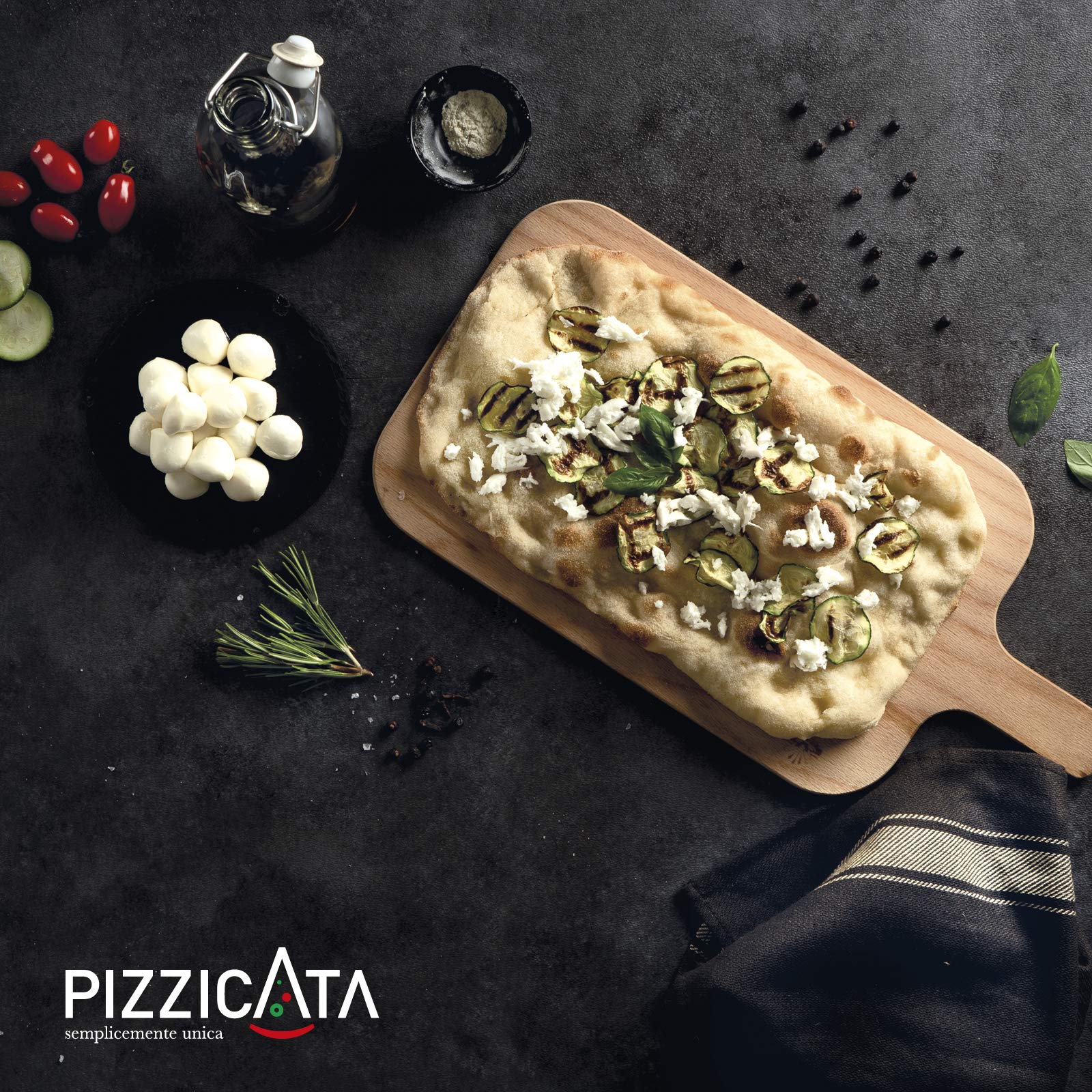 Pizza precotta - Pinsa Romana precotta - Base per pizza - Box da 24 pezzi -Basi Pizza Pizzicata - Impasto Artigianale