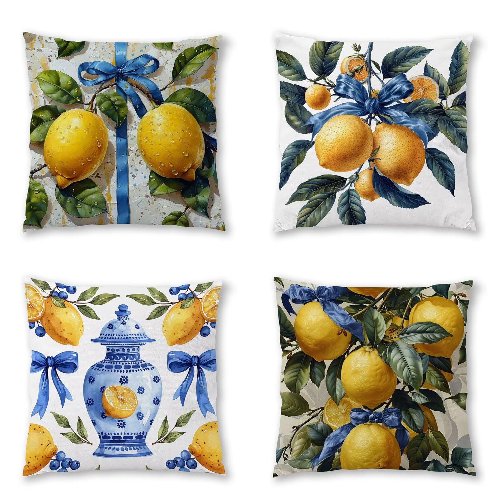 Moderne housses de coussin en lin imperméable finitions soignées