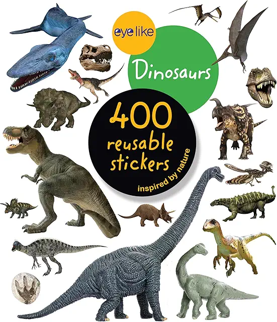 Eyelike Stickers: Dinosaurs - Fun Dinosaur Stickers for Kids