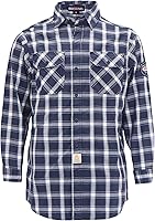 Vista 20 de BOCOMAL Camisas FR 6.25oz Camisas de soldadura ligeras resistentes al fuego Camiseta retardante de fuego para hombres