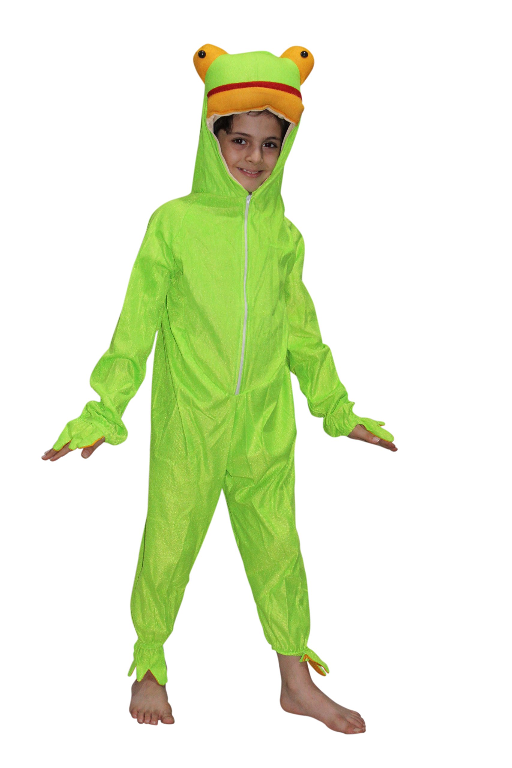 Kaku Fancy Dresses Frog Water Animal Costume -Green, 7-8 Years, For Boys & Girls (B01LZHHPR1) Amazon Price History, Amazon Price Tracker