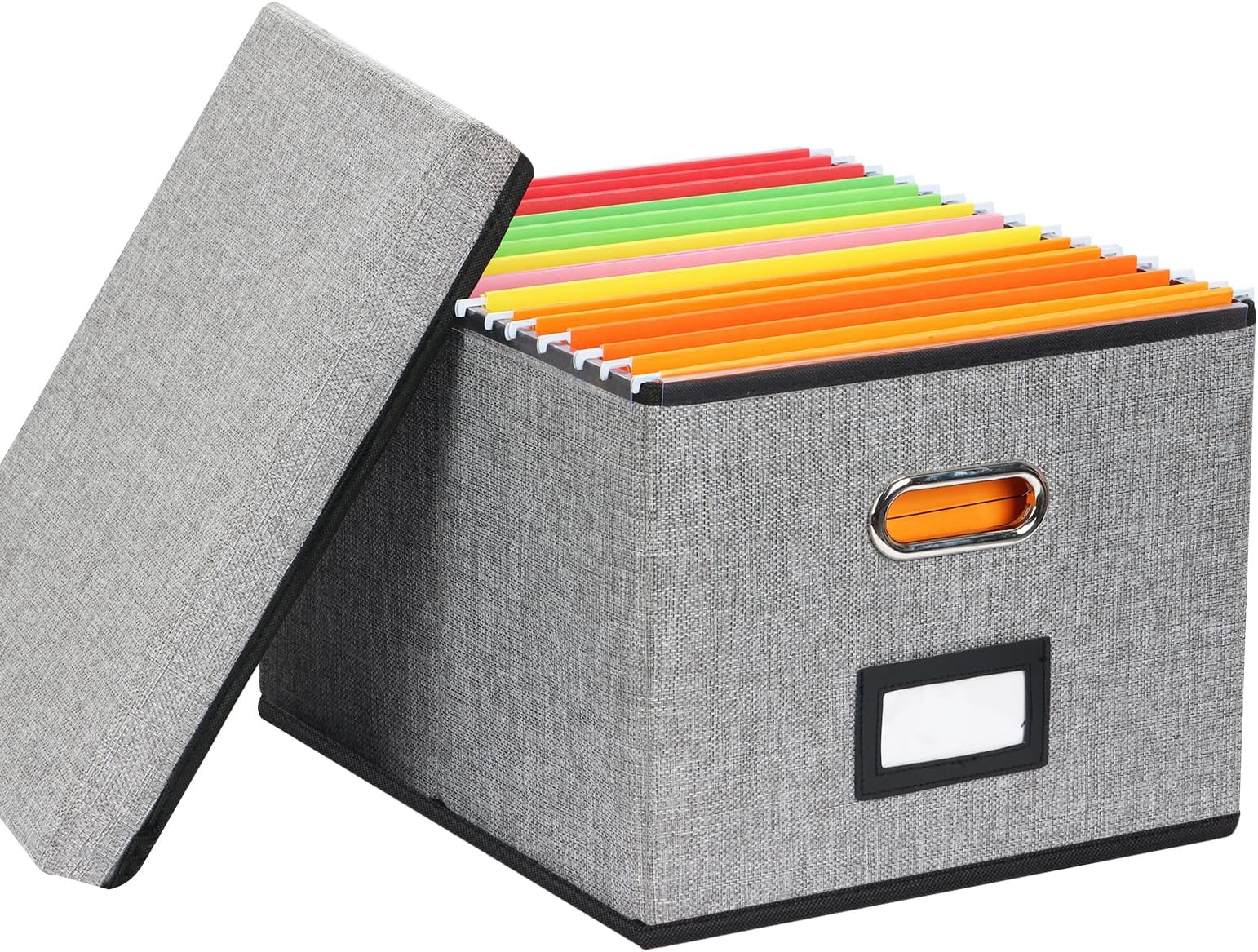 Amazon.com: EOOUT 1 Pack File Organizer Box with Lid Hanging File ...