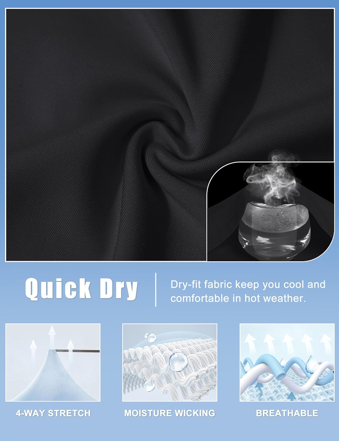 MAGCOMSEN Women's Polos Golf Shirts Short Sleeve UPF 50+ Collared Shirt Quick Dry Tennis Work Athletic Tops - Image 4