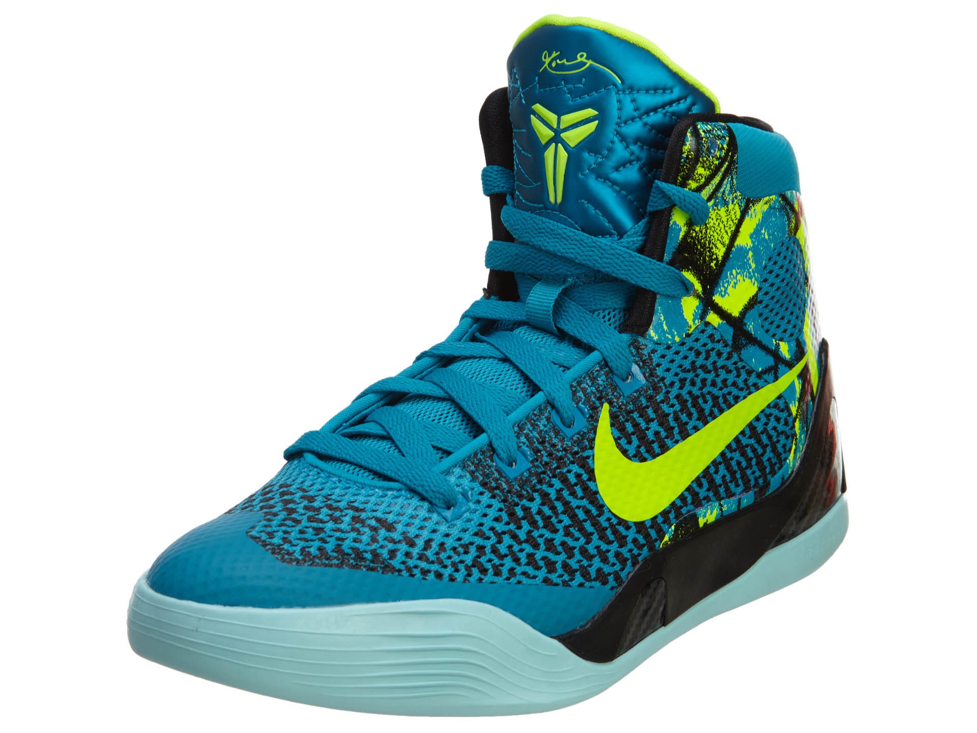 Nike Kobe IX Elite GS (Perspective) Neo Turq/Black-Volt-Red