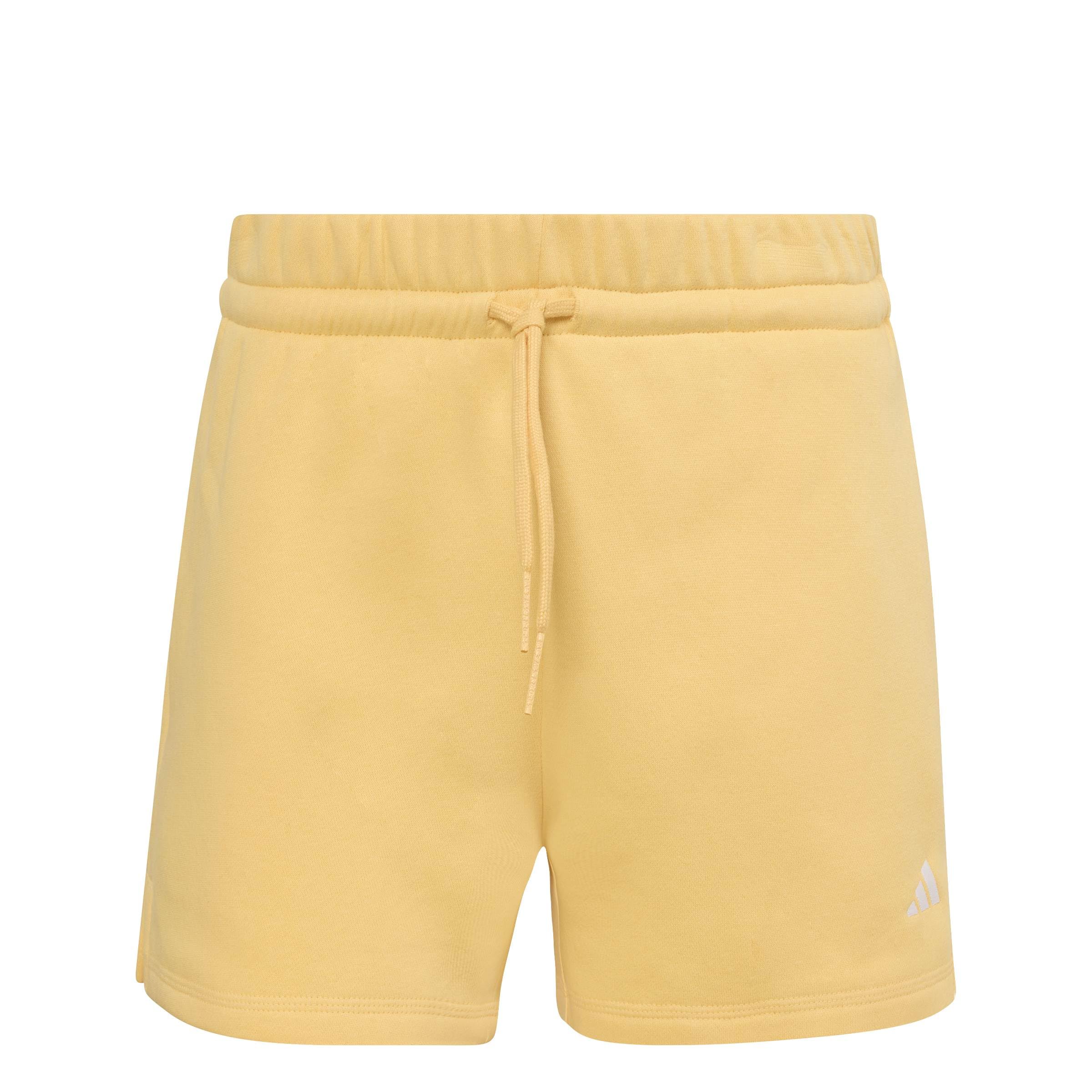 adidas Sportswear Women's Essentials Small Logo Feel Cosy Shorts, Semi Ice Tangerine, Size S, Women