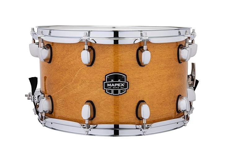 Mapex MPX Maple/Poplar Snare Drum - 8 x 14-inch - Natural with Chrome Hardware