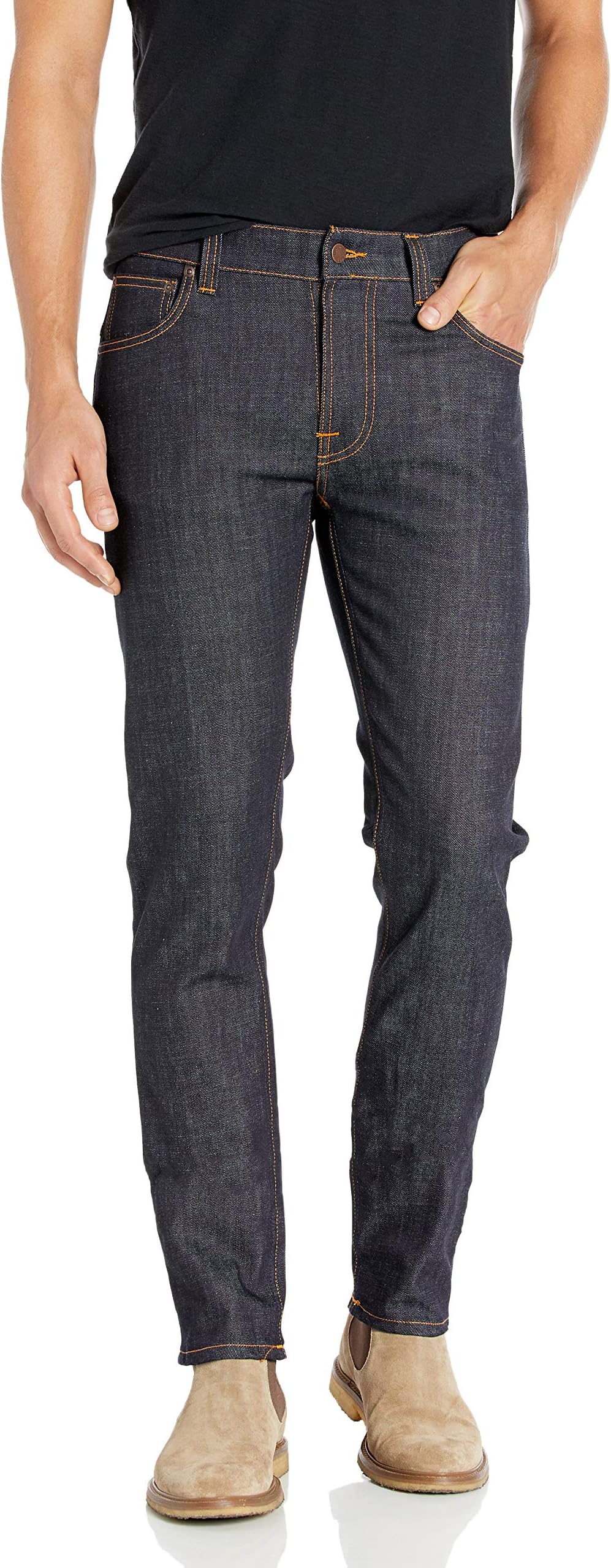 Nudie Jeans Men's Thin Finn Jean in Dry Twill