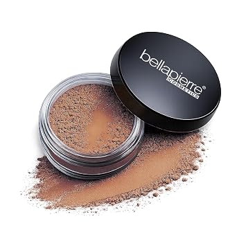 bellapierre Mineral Foundation SPF 15 - Loose Powder Foundation, Full Coverage Mineral Makeup with Matte Finish, Vegan, Cruelty Free, Hypoallergenic, Oil Free, Talc Free, 0.32 oz - Chocolate Truffle
