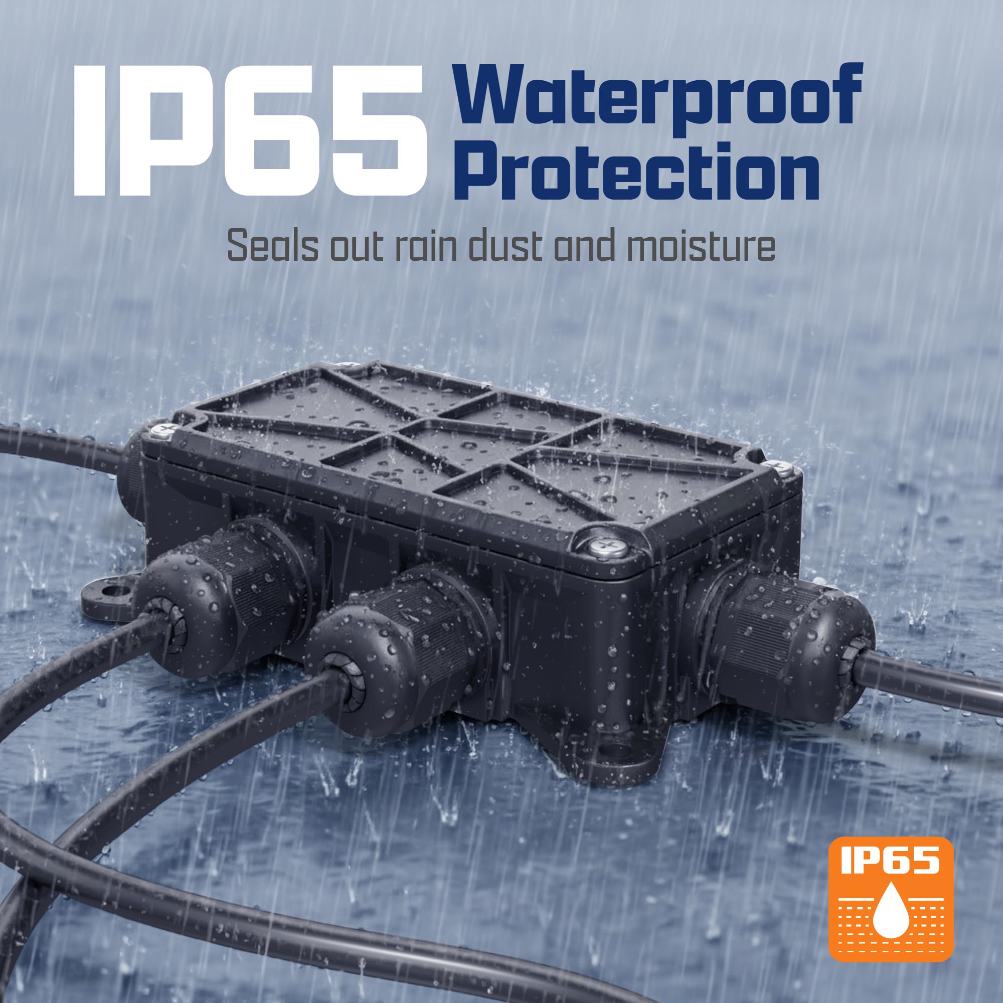 Sully Waterproof Junction Box - IP65 Rated -2