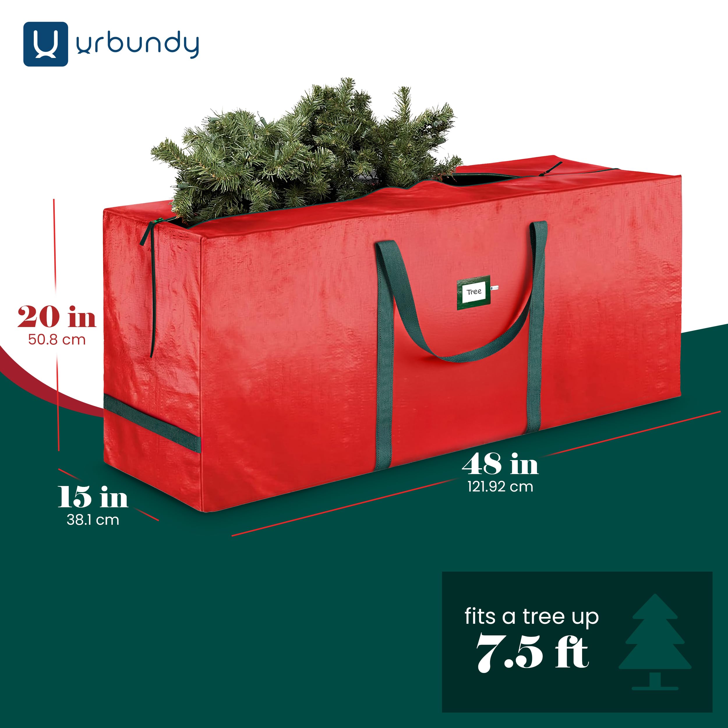 feet 赤 収納バッグ付き Amazon.co.jp: 高耐久クリスマスツリー収納バッグ 7.5フィート