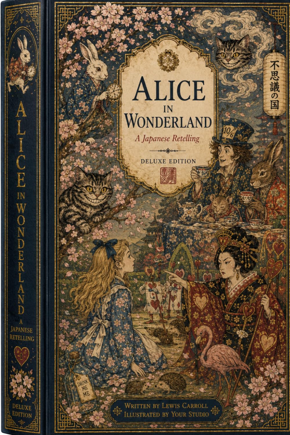 Alice in Wonderland: A Japanese-Inspired Illustrated Edition of Alice’s Adventures in Wonderland