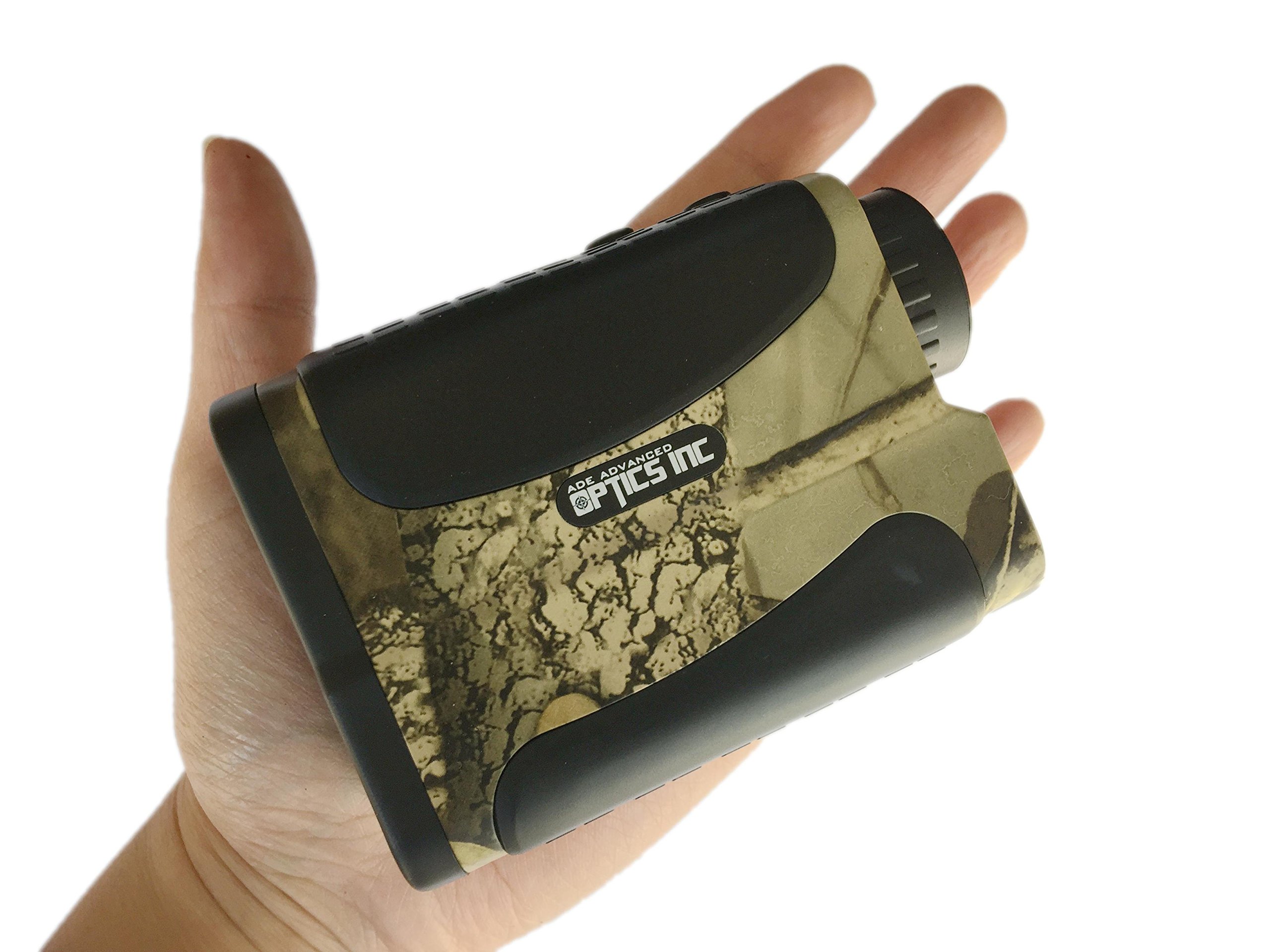 Ade Advanced Optics Golf Rangefinder Hunting Range Finder with PinSeeker Laser Binoculars, Camouflage