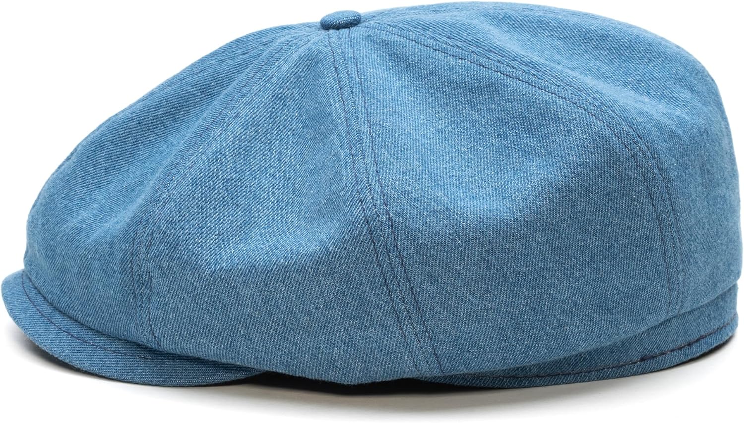 Sterkowski Shelby Paperboy Hat | 100% Cotton Denim Newsboy Cap for Men | Durable 8 Panel Peaky Style Hat