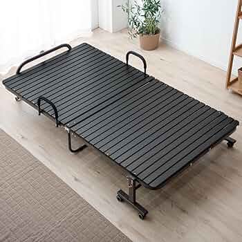Amazon.co.jp: タンスのゲン ベッド シングル 折りたたみベッド すのこ