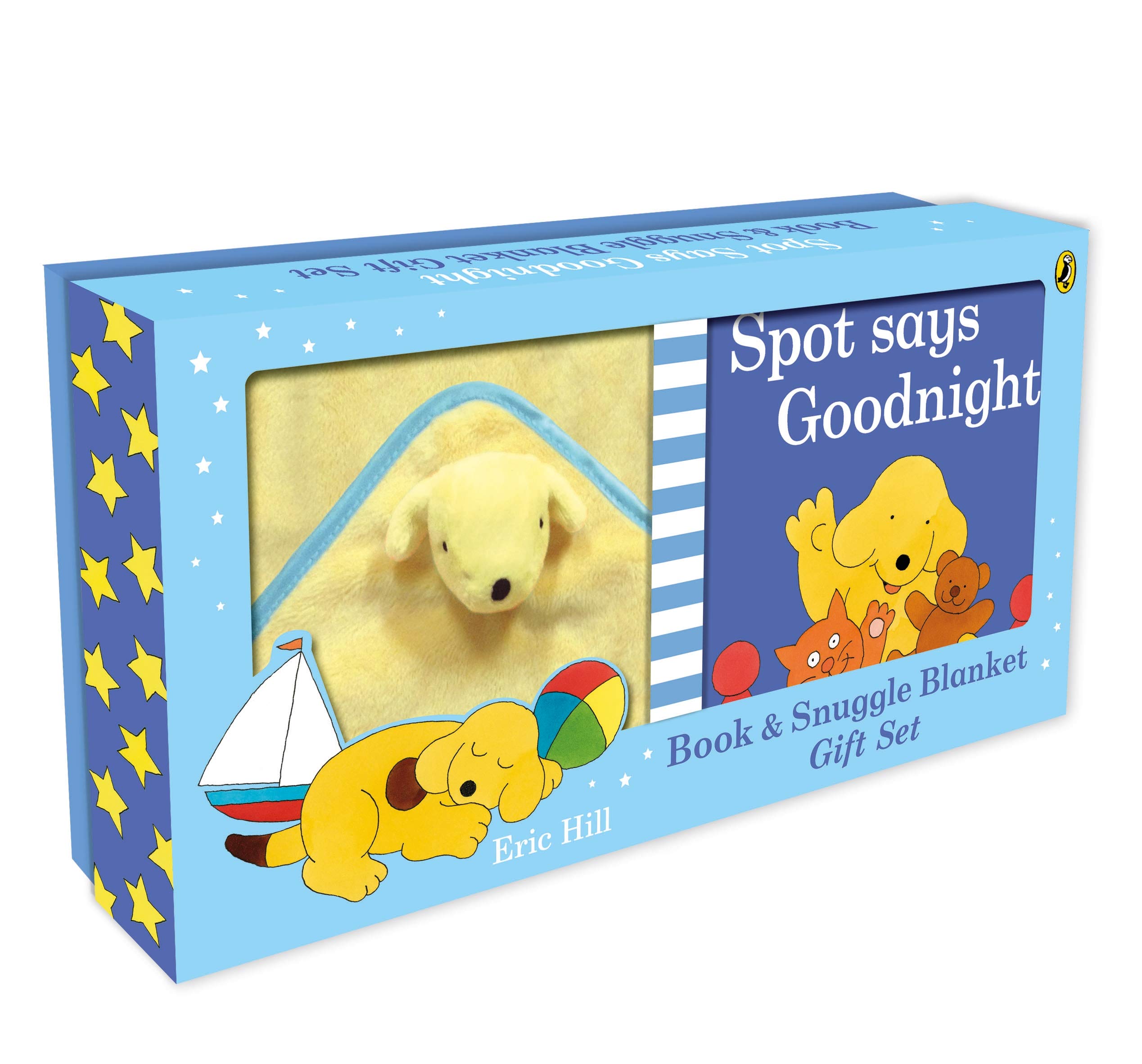Spot Says Goodnight Book & Blanket: A lift-the-flap bedtime book gift set for babies and toddlers