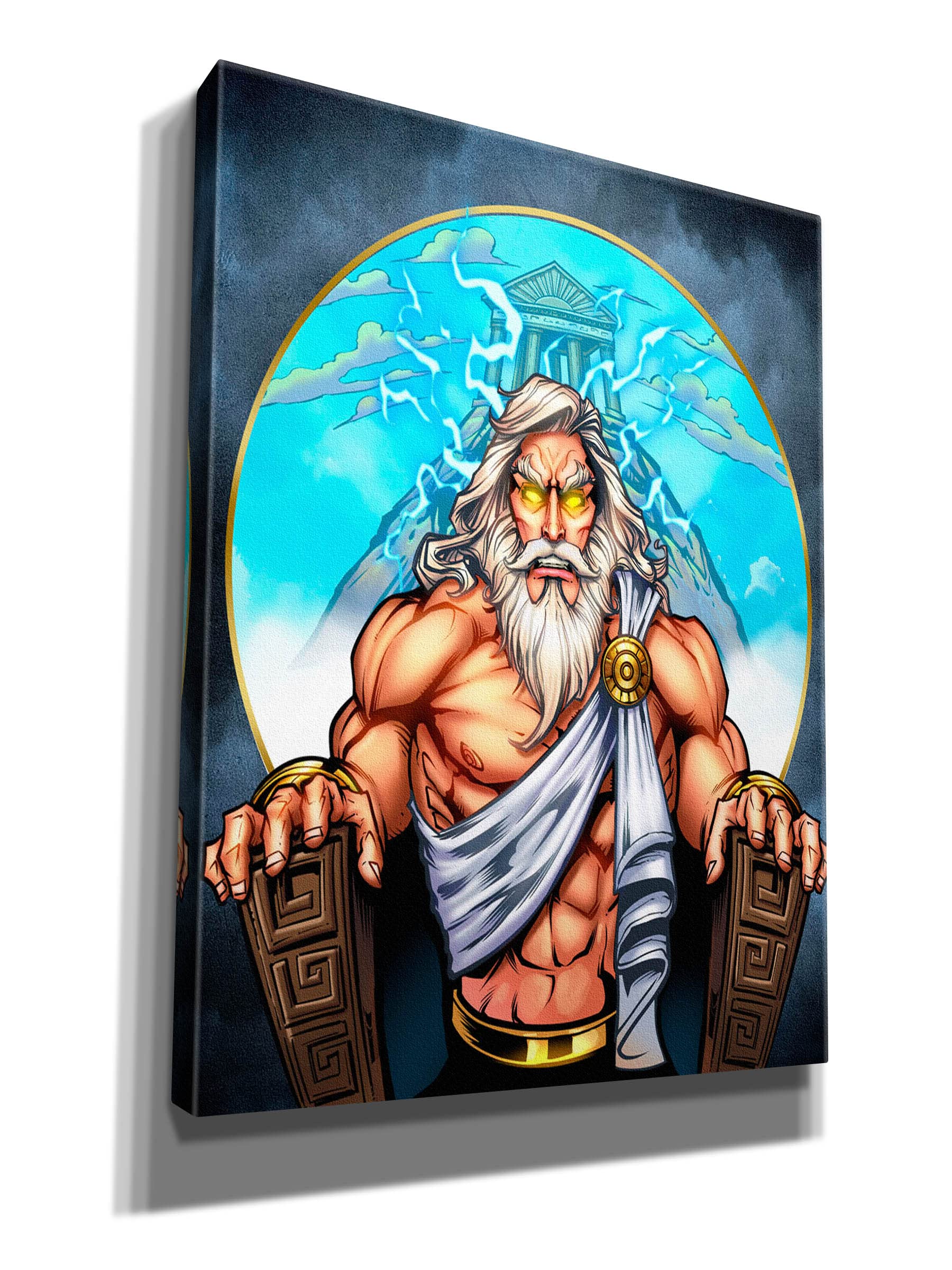 Amazon.com: Epic Graffiti 'Zeus On Throne' by Flyland Designs