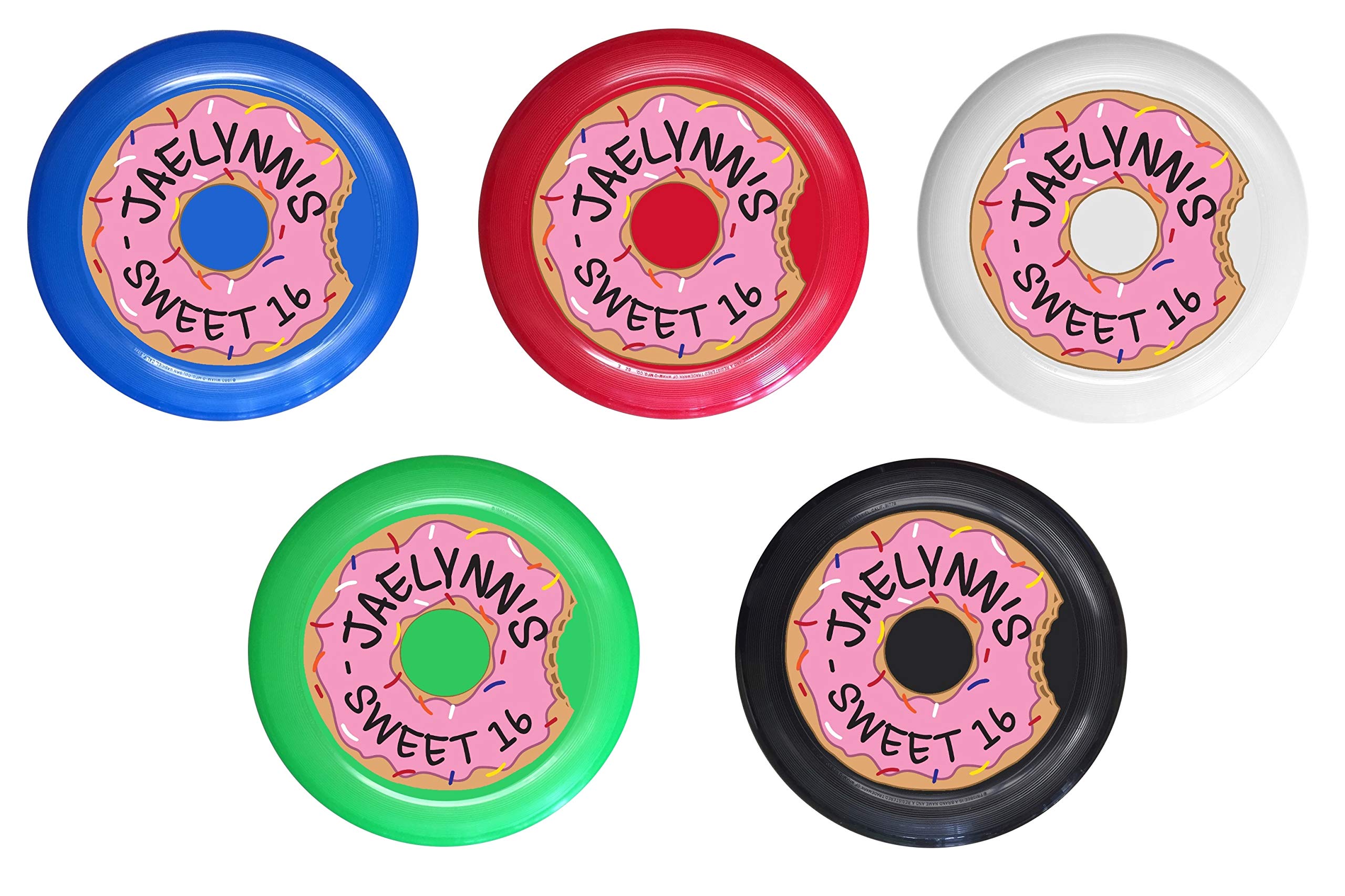 Infusion Wham-O Personalized Happy Birthday Pink Doughnut Design Ultimate Frisbee Disc - 175g