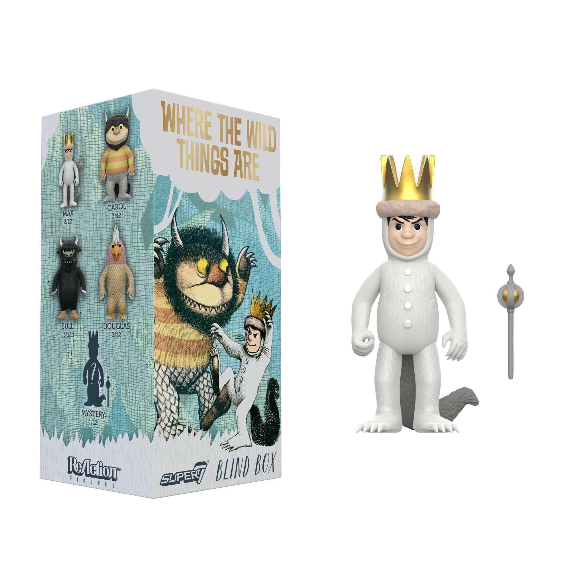 Amazon.com: Super7 Where The Wild Things are Blind Box Flat - (12