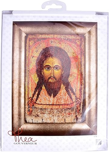 Miniatura 5 de Thea Gouverneur - Kit de punto de cruz contado - Icono de cara santa - Aida - 18 unidades - para adultos - 478A