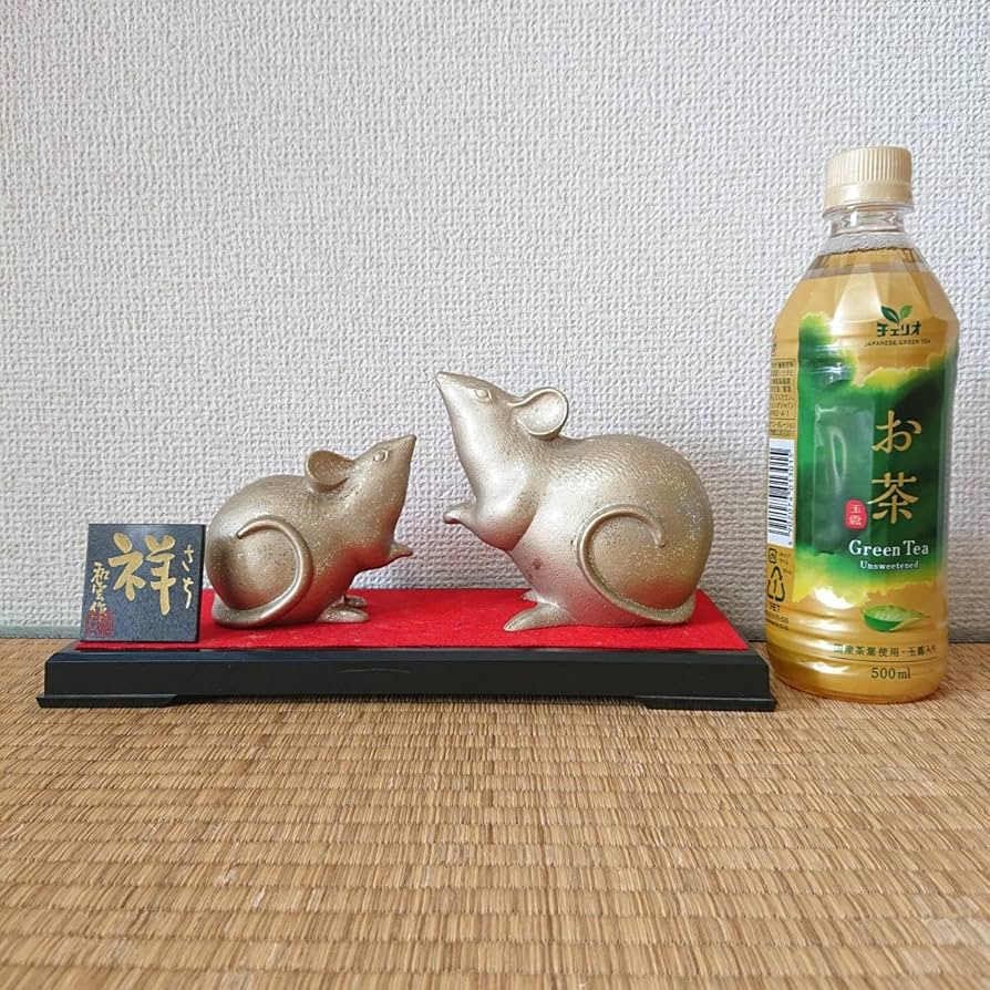 Amazon.co.jp: 日展作家 渡辺和雲 作 高岡銅器 子 外箱台座付き