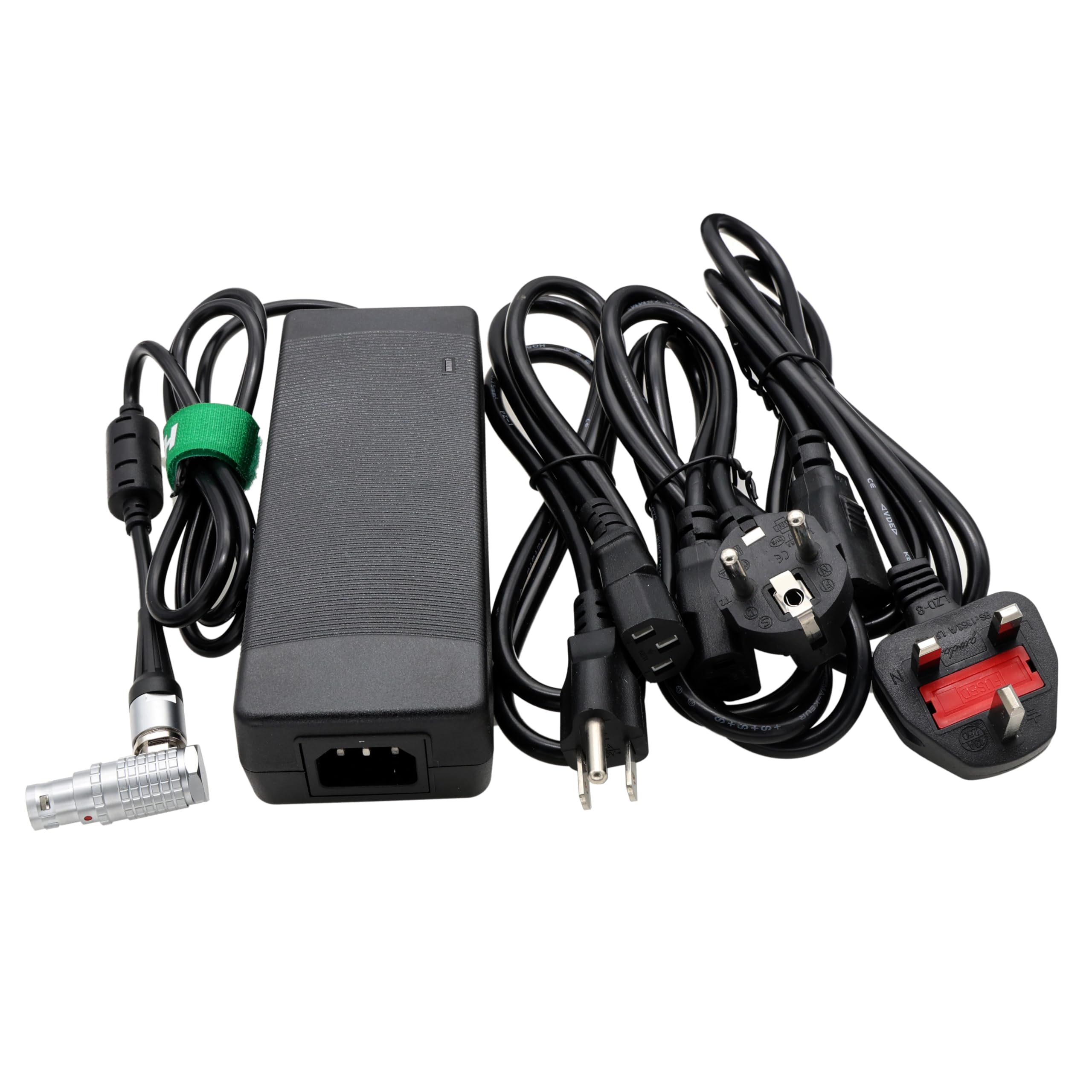 HangTon AC DC Power Supply Adapter 16V 10A for ARRI Alexa Mini, Mini LF, Alexa 35 and Amira Camera, Right Angle 8 Pin Female Connector