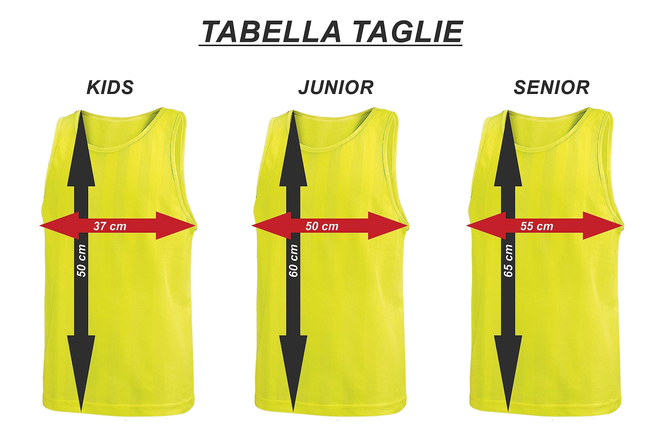 10 Casacche NO LOGO Mod. STRIPE SINGLE Pettorina Fratino Casacca Allenamento Calcio Calcetto Basket Rugby Atletica