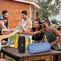 Vista 6 de Funda rígida EVA para altavoz Bluetooth JBL Charge 4/5, compatible con JBL Charge 4/5, funda de altavoz portátil, impermeable, duradera, Azul