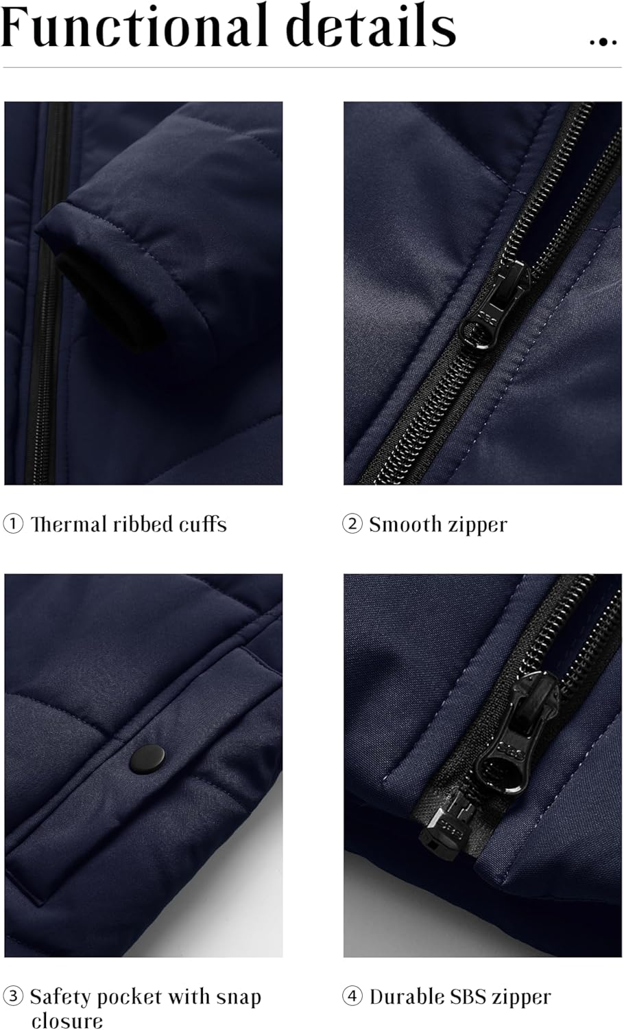 Pursky Girls' Warm Winter Coat Long Parka Fleece Lined Waterproof Puffer Jacket With Removable Hood - Image 7