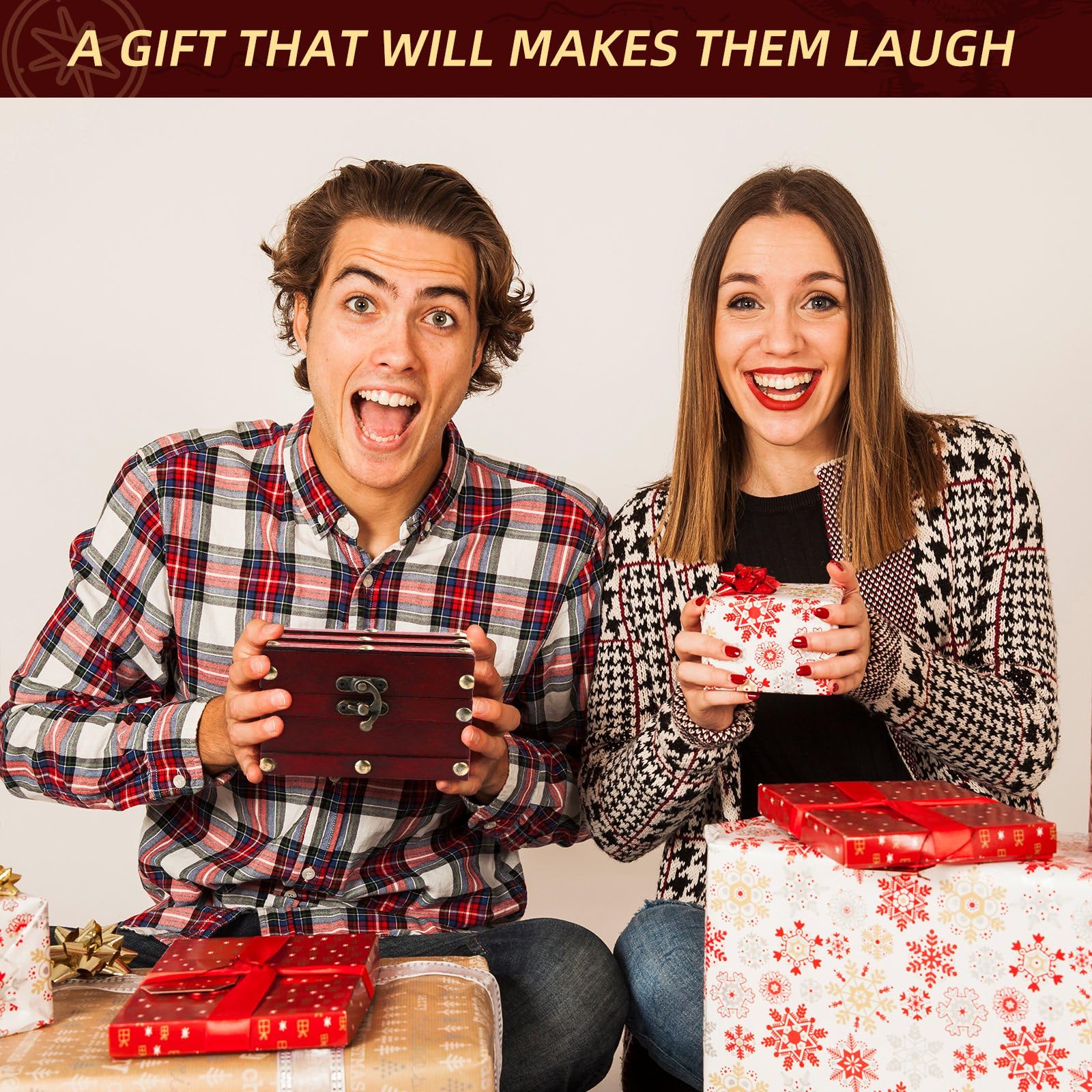 Giftota The Gift of Nothing - Gag Gifts for Person Who Wants Nothing & Who Has Everything Great for White Elephant Funny Birthday Christmas Idea Joke Gifts for Women Men