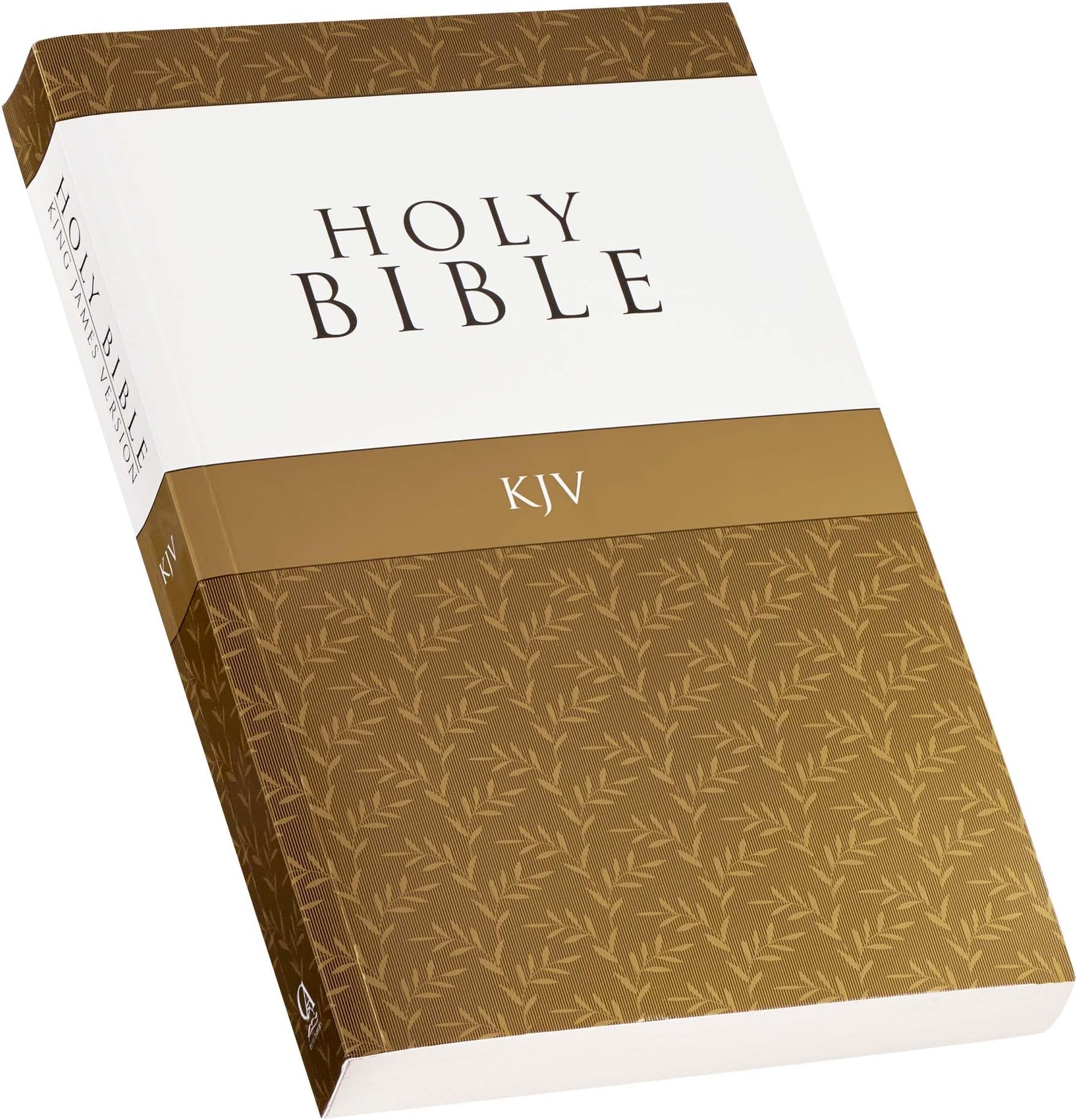 KJV Holy Bible, Outreach Bible - Softcover, King James Version, Antique Gold Olive Branch (KJV Outreach Editions)