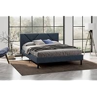 Dmora - Letto alla francese Calitri, Sommier per camera da letto