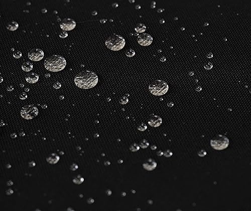 Miniatura 8 de TOSHE Delantal de cocina de algodón resistente a las gotas de agua con delantales ajustables para mujer con bolsillos, 10 opciones de color,